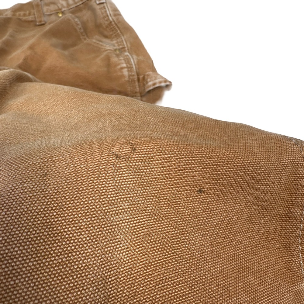 Carhartt B01-M Double Knee Duck Canvas Work Pants Brown Mens 34x32 Loose Fit USA - Picture 12 of 15